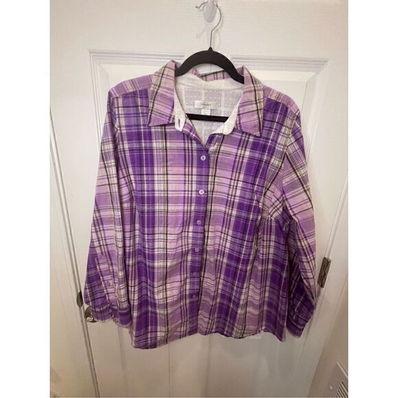 CJ Banks women’s size 1X bundle lot winter vest and button up - Picture 2 of 16